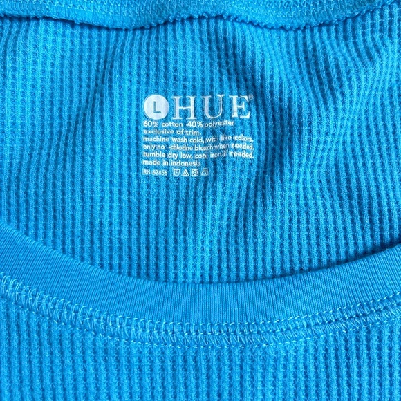 Hue size large thermal base layer top & bottom set - Picture 2 of 4